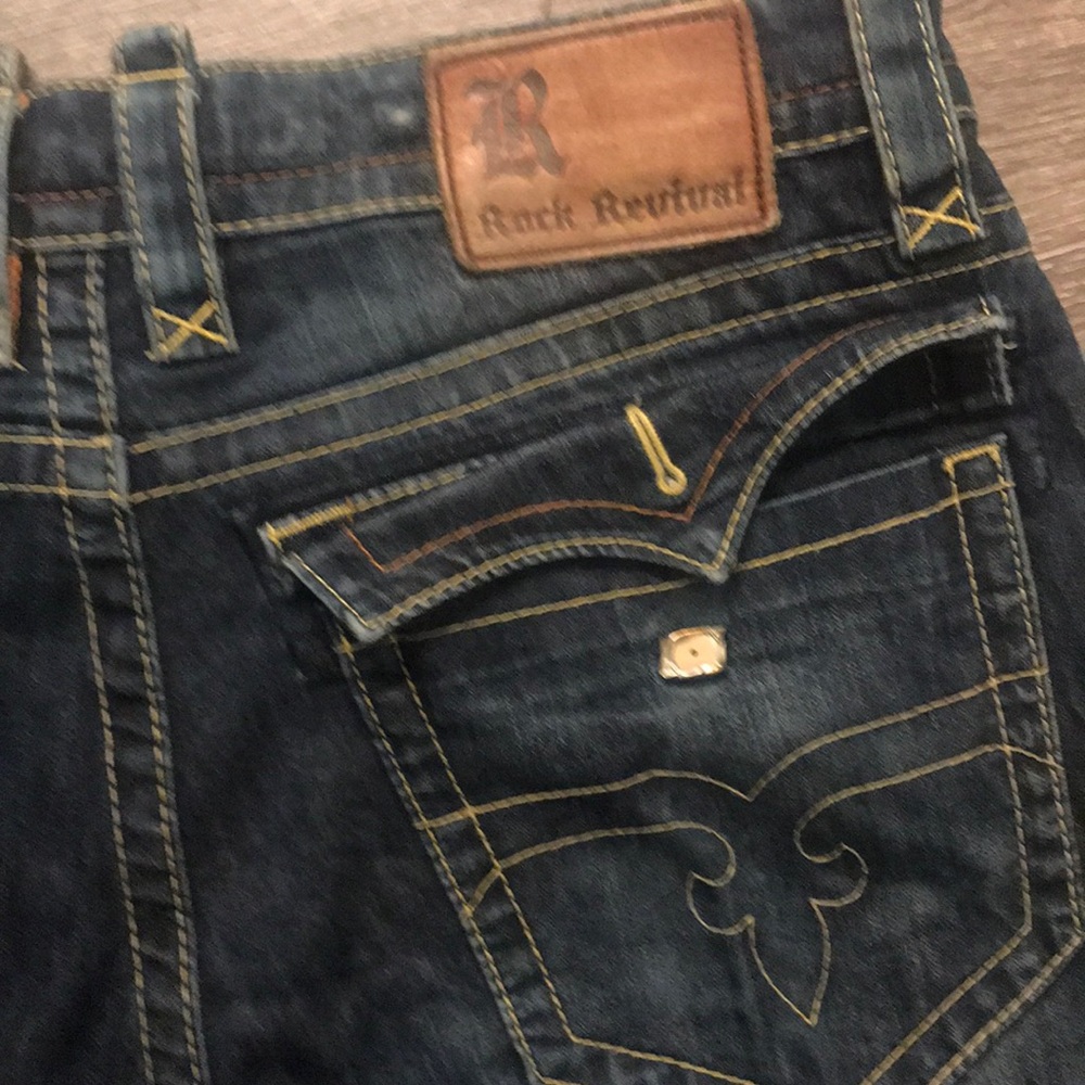 Rock revival men’s jeans